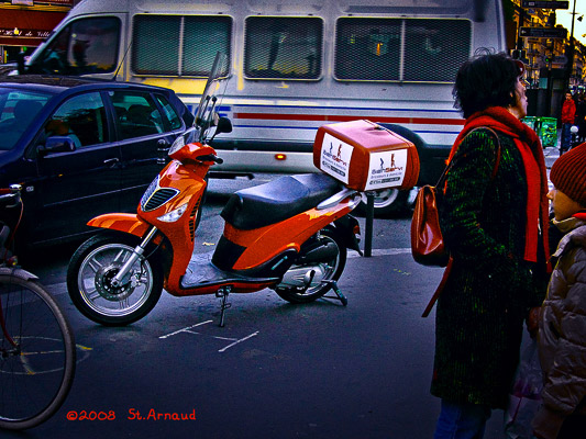 Scooters Red Red Red Red 